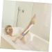 Housoutil Long-Handled Foot Exfoliator Volcanic Stone Bending Foot Exfoliator to Remove Dead Skin Calluses Feet Scrubber Foot Pumice for Dead Skin Foot Files Plastic Scraper White Body - Buy Online on GoSupps.com