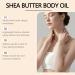 WRANBAO Body oil with shea butter moisturizing fragrance oil for intensive hydration moisturizing facial oil with almond oil and vitamin E light texture 2 pieces 2 pieces - Buy Online on GoSupps.com