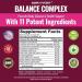 Balance Complex for Women - Candida Cleanse & Vaginal Health Supplement - Natural Formula with Oregano, Caprylic Acid, Aloe, Probiotics & Enzymes - 60 Capsules - Buy Online on GoSupps.com