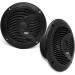 Pyle 6.5'' Dual Marine Speakers - IP44 Waterproof Outdoor Stereo System with LED Lights, 150W Power - PLMR6LEB (Black) - 1 Pair - Buy Online on GoSupps.com