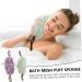 Angoily 2pcs Bath Ball Back Strip - Exfoliating Shower Sponge & Massage Pouf | Elastic Mesh Accessories for Ultimate Relaxation - Buy Online on GoSupps.com