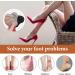3 Pairs Heel Holder Cushions | Self-Adhesive Heel Protection Stickers - Scratch & Blow Guard for Shoes (Black Beige Gray) - Buy Online on GoSupps.com