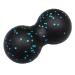 Marmerdo Massageball Gymnastics ball peanut Waden massage device Lacrosse-ball foot roll Neck massage device muscle roll Yoga-ball Balance tool foam roll Scrollrad Fitness massage globe 16.5x8.5x2cm blue