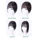 Buy LXUE Realistic Crown Hair Parts with Pony - Clip-In Topper for Women with Hair Loss 30.5 cm Natural Black & Brown 12 Inches - Buy Online on GoSupps.com