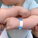 Customizable Kids Medical ID Bracelet - Blue and White Dinosaur Silicone Wristband with Alert Badge - 5.1''-6.5 - Buy Online on GoSupps.com