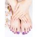 Kalolary Toenail Polish Stickers - 16 Sheets Full Cover Self Adhesive Toe Nail Art Decals for Pedicure - DIY Feet Nail Design Decorations - Buy Online on GoSupps.com