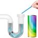 12 Strips Drain Strips Drain Cleaner & Deodorizer | Drain Cleaner Hair Clog Remover Sink Drain Cleaner Tub Drain Removal Tool to Prevent Pipe Blockages and Odour Dtt - Buy Online on GoSupps.com