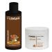 Femmas FemMas Argan Keratin Shampoo + Argan Keratin Hair Mask 300ml Each - Regenerates and Nourishes Hair - Anti-Split Ends - All Hair Types