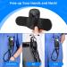 Leather Stethoscope Holder Hip Clip - Black Holster with Inner Pocket & Velcro for Doctors Nurses EMTs | Buy Online - Buy Online on GoSupps.com
