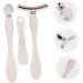 MAGICLULU 6 Pi ces masseur oculaire cuill re de massage des yeux beaut du visage rouleau massage outils de maquillage cuill re cr me maquillage pour les yeux miniature Spatule M tal - Buy Online on GoSupps.com