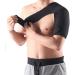 Breathable Neoprene Shoulder Brace Support with Pressure Pad - Adjustable Right Side Strap for Injury & Sports | International Shipping - Buy Online on GoSupps.com