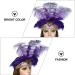 Sequin Feather Headband Elastic 1920s Headband 1920s Flapper Headpiece Vintage Flapper Headband Accessories for Women for Costume Prom Wedding Party(Purple) - Buy Online on GoSupps.com