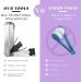 Portable Stainless Steel Eyeglass Cleaner | Microfiber Mini Brush & Tool for Spectacles & Sunglasses Care - Buy Online on GoSupps.com