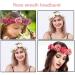 Flower Crown Wreath Set for Women - 2 Bridal Headbands for Weddings & Parties | Elegant Hair Accessories - Buy Online on GoSupps.com