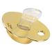 Buy Luxury BPA-Free Baby Pacifier - Rhinestone Golden Bling Dummy for 6-18 Months Newborns - Buy Online on GoSupps.com