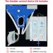 Urine Collection Bag Condom Catheter for Men - Reusable Portable Silicone Urinal with 2 Catheter Bags - Blue - Buy Online on GoSupps.com