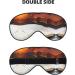 SSIMOO Violin Book Print Double-Sided Eye Mask - Soft Light Blocking Sleep Enhancer - Perfect for Better Sleep Quality - Buy Online on GoSupps.com