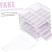 Cabilock Box High-definition Transparent Acrylic Multi-layer Large-capacity Wearable Nail Polish Storage Storage Display Box Decor Nail Accessories Fake Nails Artificial Nail Piece - Buy Online on GoSupps.com