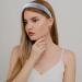 RDNKVB Satin Hairband Rigid and Flexible Hair Hoop Thin with Width 3 cm (Blue) - Buy Online on GoSupps.com