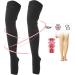 Fybida Long Compression Socks with Open Toe - Breathable Stockings for Leg Edema Relief & Comfort - Buy Online on GoSupps.com
