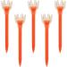 5pcs Lightweight & Durable Plastic Crown Top Golf Tees 7CM - Random Color - Buy Online on GoSupps.com
