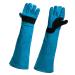 VueinRG bite-proof gloves for handling animals 45 cm anti-bite work gloves for welding gardening animal gloves for dog cats bird snake reptiles (green)