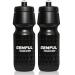 GEMFUL Bike Water Bottle BPA Free 750 ml 2 Pack Black