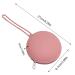 Calakono Silicone Pacifier Container - Portable Silicone Holder & Storage Bag for Travel - Dark Pink Zip Bag for Jewelry & Keys - Buy Online on GoSupps.com