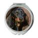 Mirror makeup mirror Dachshund Animal Portrait Dog Pet Fur Young Animal pocket mirror portable mirror