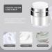 ASEVAT Airless Pump Jar 1oz White - Refillable Vacuum Pump Bottle for Lotions and Creams - Buy Online on GoSupps.com