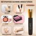 EDMIRE Flat Top Kabuki Foundation Brush for Liquid and Powder Makeup - Black - Buy Online on GoSupps.com