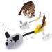 Shengruili cat toys electric play mouse cat toys mice mouse toy cat toys play mice for cat interactive toy mouse for cat outlet and against boredom mouse gray battery