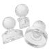 3 pi ces Outil de Pressage Cosm tique Tampon pour Poudre Multifonction Sceau de Pressage pour Fard Paupi res Blush et Highlighter Accessoire Pr cis pour Compact