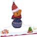 LABRIMP Christmas Sack 1pc Portable Storage Dining Bags Bear Candy for Ornament Decor Party Knitted Kids Fabric Bag - Buy Online on GoSupps.com