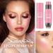 Waterproof Cream Blush Stick with Brush | Long-lasting 2 in 1 Multi Stick Makeup for Cheeks, Lips, and Eyeshadow | Easy to Use and Lightweight | All Skin Types (#01 Milk Tea Pink) - Buy Online on GoSupps.com