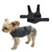 Dog fear jacket calming coat Thunder dog wrap fear relief shirt vest with reflective stripes for pets keep keep calming comfort stress relief fireworks thunder storm heather gray xxl