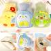 Uposao 0.5L Cute Cartoon Animal Hot Water Bottle - Soft Plush Cover Removable & Washable - Perfect for Kids & Adults - Buy Online on GoSupps.com