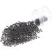 800PCS #3 Dark Brown Silicone Lined Nano Rings for Hair Extensions - Kullke Hair Extension Beads - Buy Online on GoSupps.com