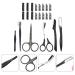 FOMIYES Eyebrow Beauty Tool Kit - 2 Sets of Eyebrow Trimming Tools for Flawless Makeup | International Shipping Available - Buy Online on GoSupps.com