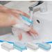 Autuuuckee Double-Sided Nail Brush Set - 4-Part Cleaning Kit for Toenails - Blue & Transparent Finger Brushes - Buy Online on GoSupps.com