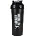 Dad Bod Nutrition Funny Protein Shaker Bottle 28 Ounce Water Cup (Black Lid)