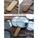 Teepro Handheld Mirror with Wooden Frame - Retro Style Salon Hairdresser Plain Mirror for Professional Barbers - Buy Online on GoSupps.com