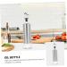 Zerodeko 2pcs Stainless Steel Oil Bottle Kitchen Oil Dispenser Portable Oil Storage Container Glass Containers for Liquids Oil Container Syrup Dispenser Oil Filter Pot Household - Buy Online on GoSupps.com