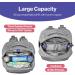 Buy BabbleRoo Large Diaper Bag Backpack - Gray with Changing Mat Pacifier Bag & Stroller Straps | Best International Shipping - Buy Online on GoSupps.com
