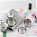 Manicure Container Liquid Powder Cup Crystal Tools Dispensing Container With Lid for Women nail liquid dish - Buy Online on GoSupps.com