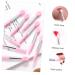NOLITOY 60 Pcs Silicone Lip Brush Set | Lipstick Applicator & Lip Mask Tool for Flawless Makeup - Buy Online on GoSupps.com