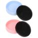 FRCOLOR 4 Pcs Makeup Brush Cleaner Mat & Silicone Sponge Set - Keychain Comb for Eyeshadow & Cosmetic Care - Assorted Colors - Buy Online on GoSupps.com