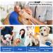 NASJAC Inflatable Hinge Dog & Cat Collar | Adjustable Soft Comfort & Leak Protection | XL Blue | Wound Care After Surgery - Buy Online on GoSupps.com