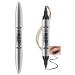 Eyebrow Pencils + Eyeliner 2-in-1 Dual-Ended(Dark Brown). This long-lasting waterproof anti-smudge 4-Fork-Tip product is designed to create natural eyebrow makeup.#2 dark brown#2