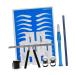 Outanaya Coffee Cup Pigment and Manual Positioning Pencil Pen Dark Rings Eyebrow Kit Skin Ruler Three-point